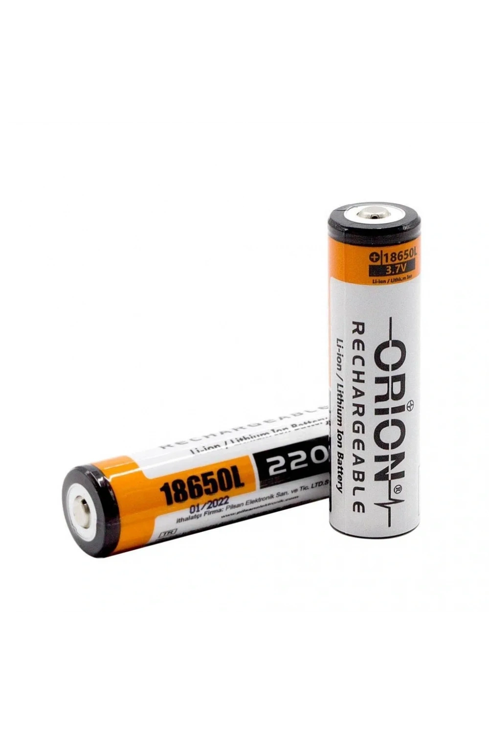 Orion 18650L 3.7V 2200 Mah Şarjlı Li-Ion Pil Başlı