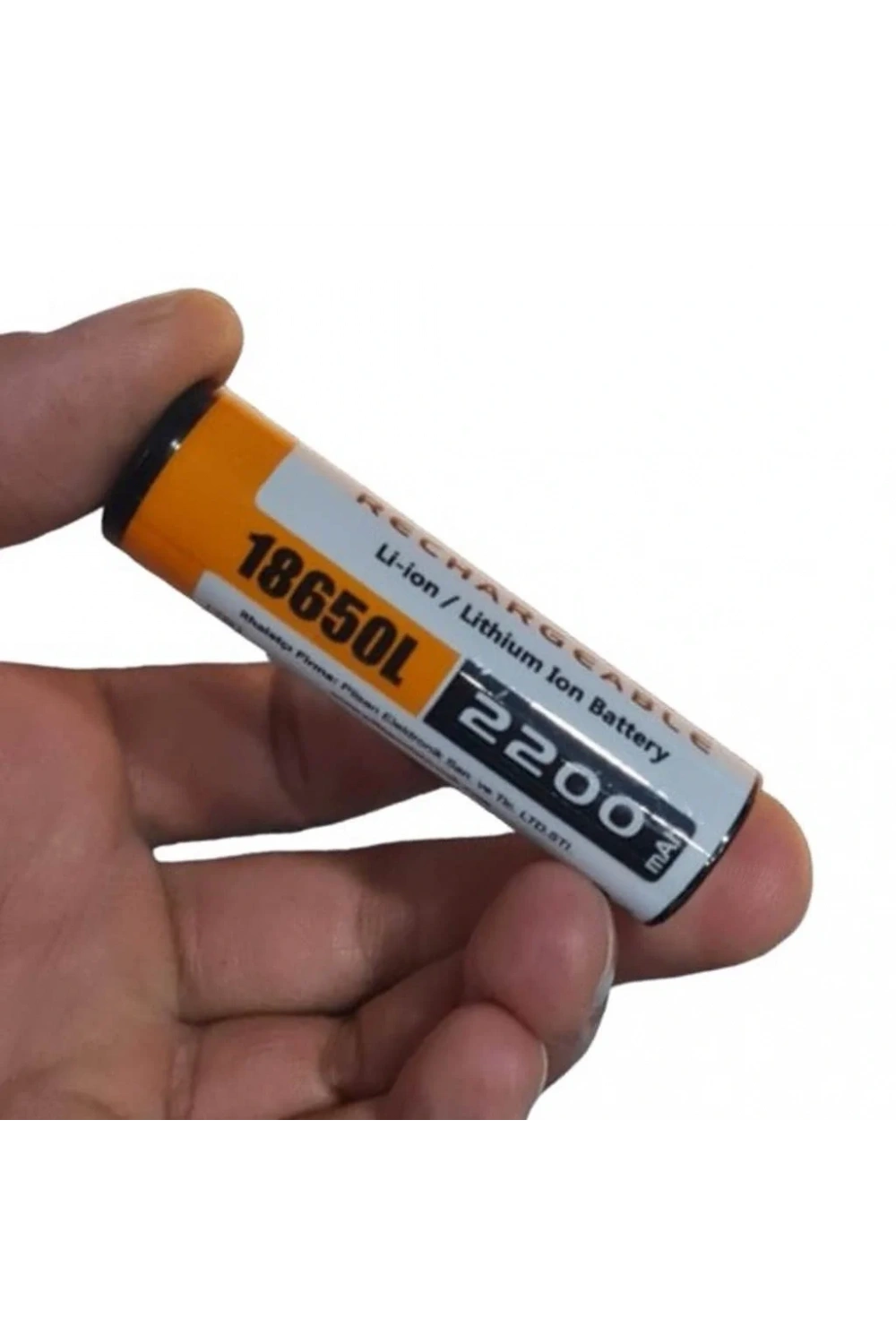 Orion 18650L 3.7V 2200 Mah Şarjlı Li-Ion Pil Başlı