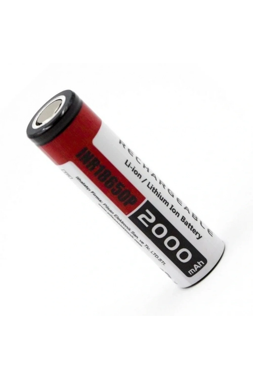 Orion 18650p 3.7V 2000mAh 15C Şarj Edilebilir Li-ion Pil