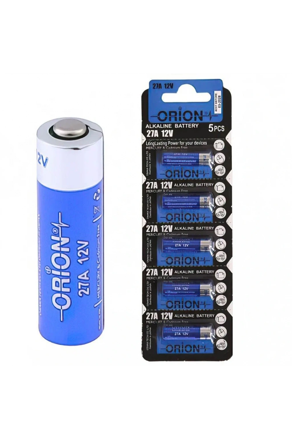 Orion 27A 12V Alkalin Pil 5li Paket