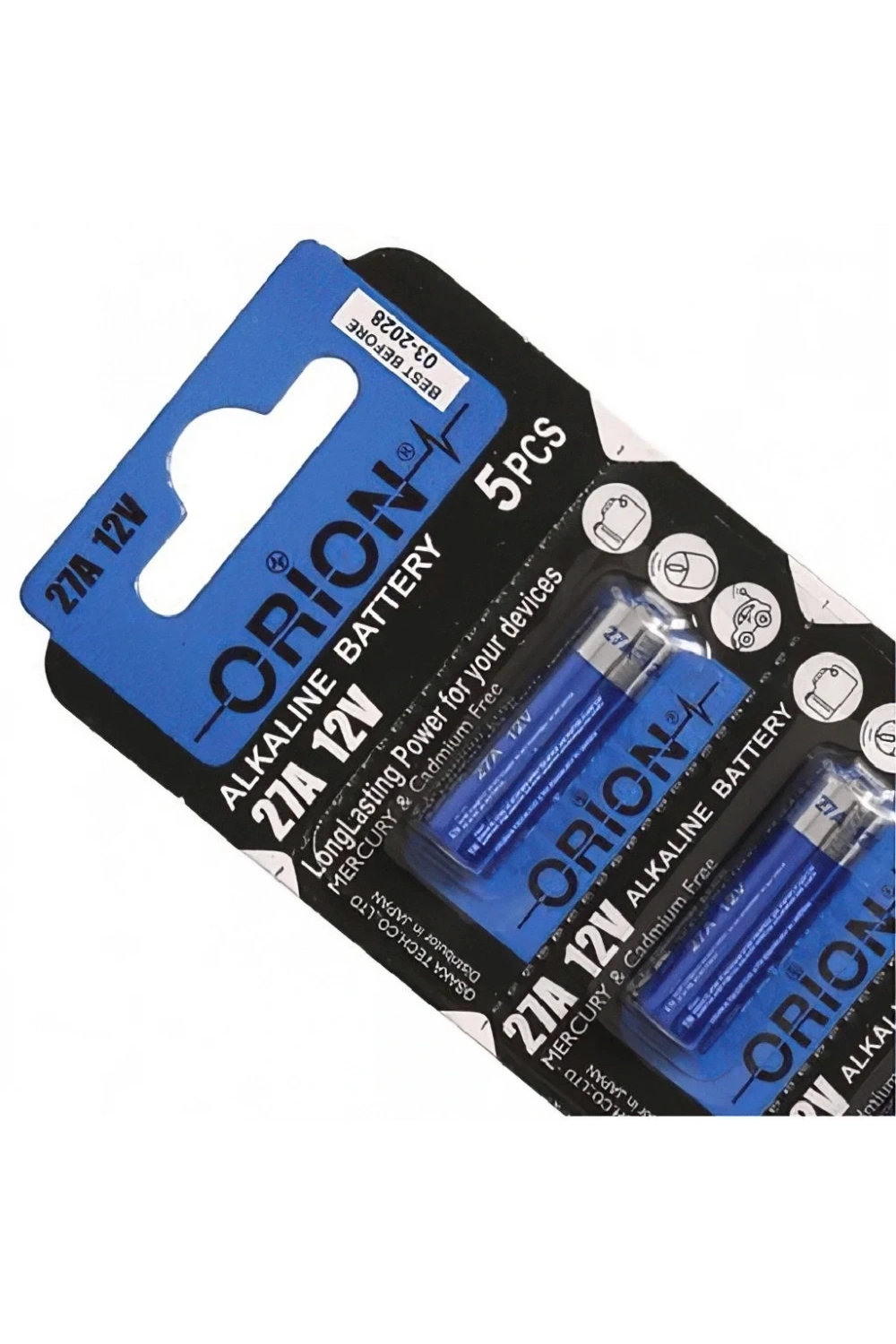 Orion 27A 12V Alkalin Pil 5li Paket