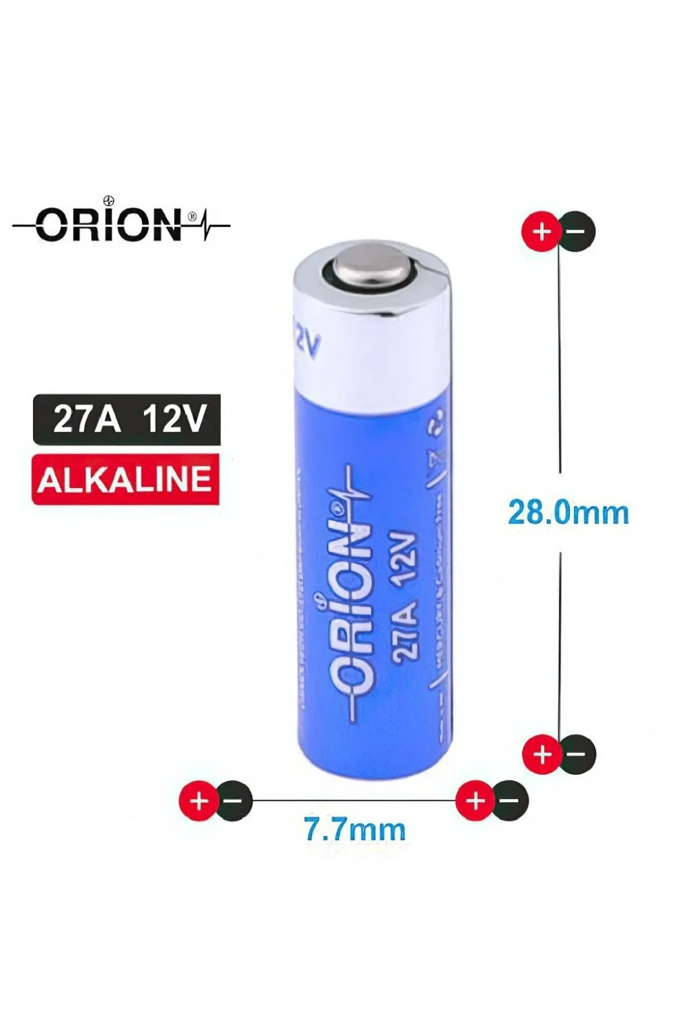 Orion 27A 12V Alkalin Pil 5li Paket