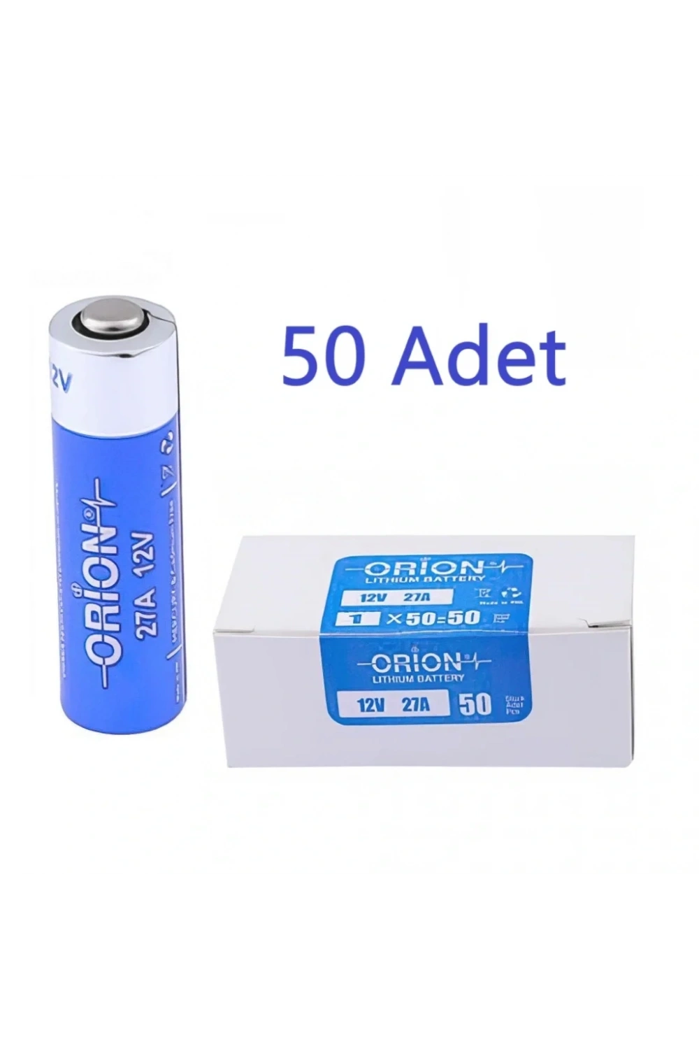 Orion 27A 12V Alkalin Pil Kutu 50 Adet