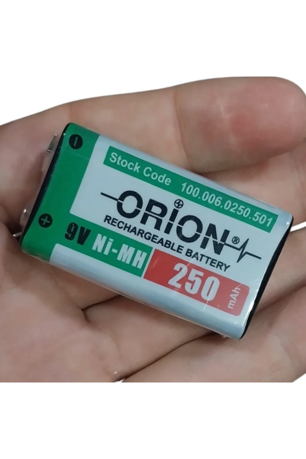 Orion 9V 250mAh Ni-Mh Şarj Edilebilir Pil