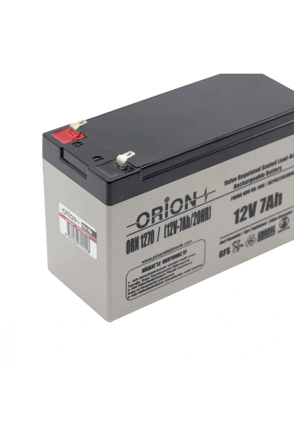 Orion ORN1270 12V 7.0Ah Bakımsız Kuru Akü