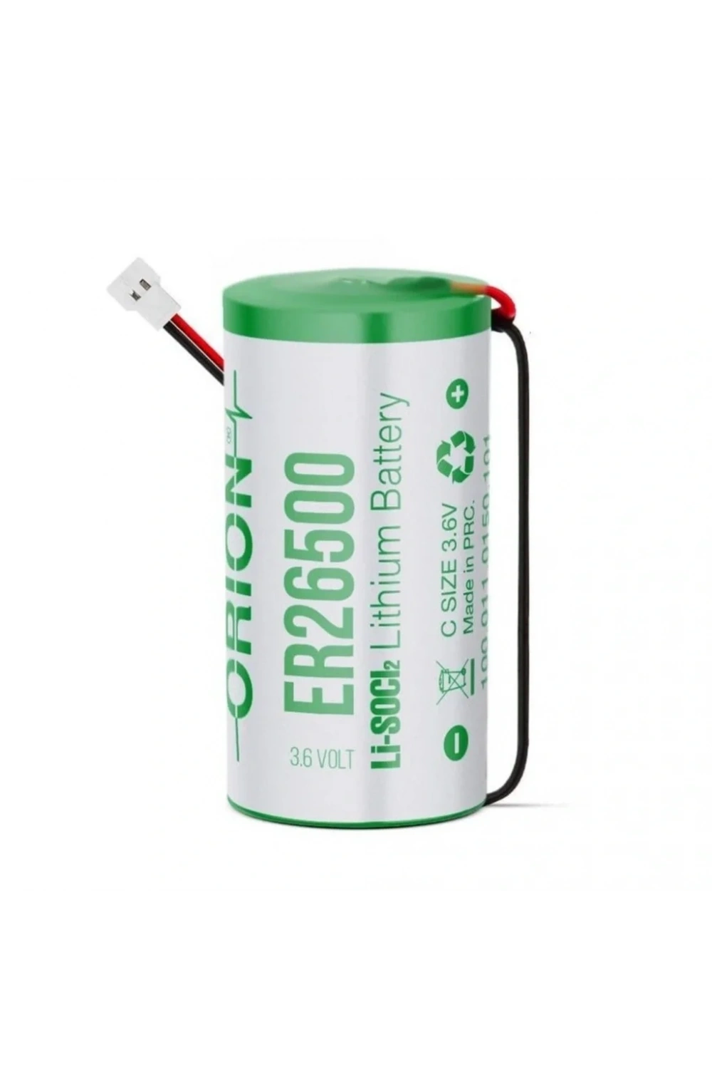 Orion Pil Lityum ER 26500 H 3.6V 10CM + MOLEX 51005