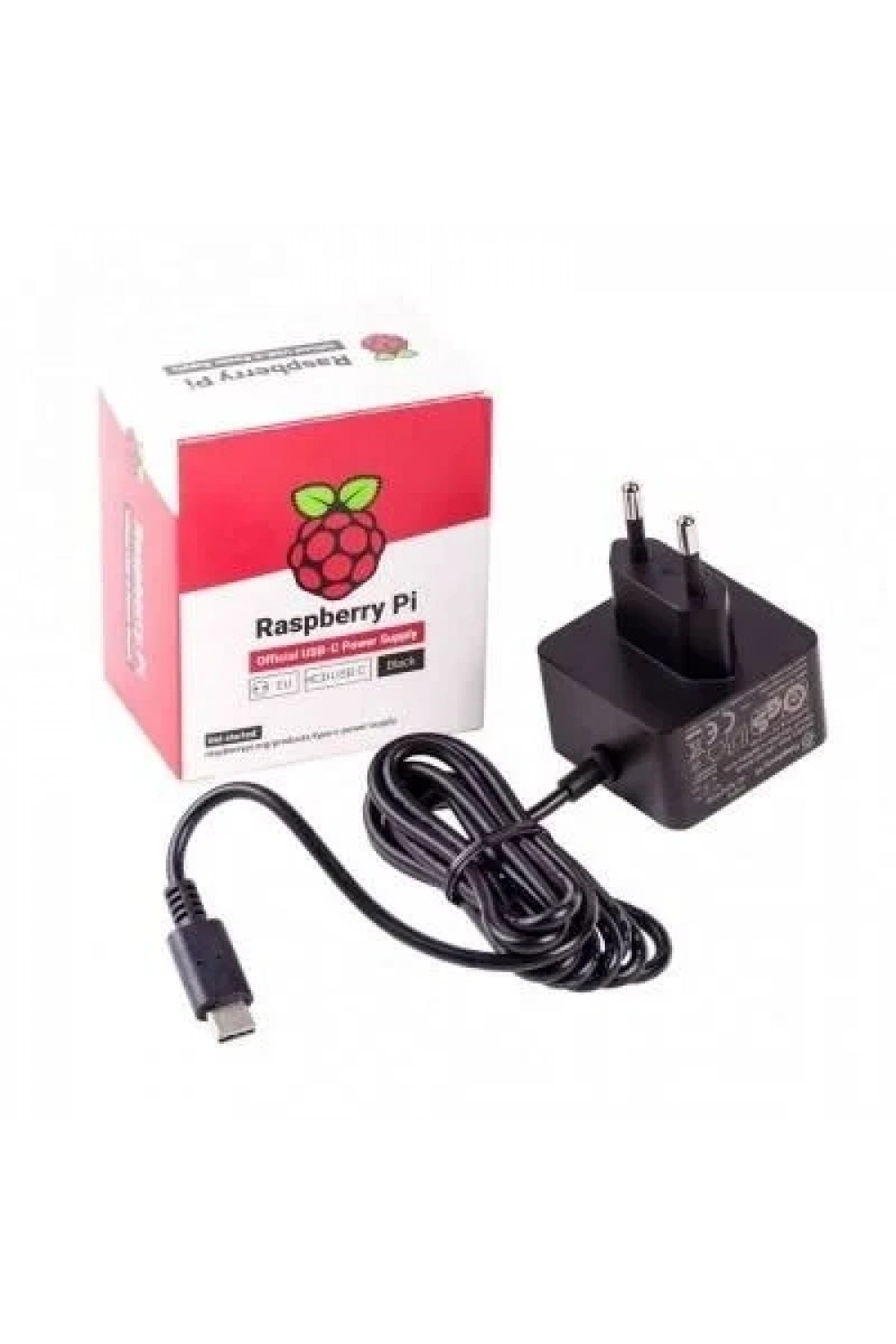 Orjinal Raspberry Pi Adaptör 5V 3A - Siyah
