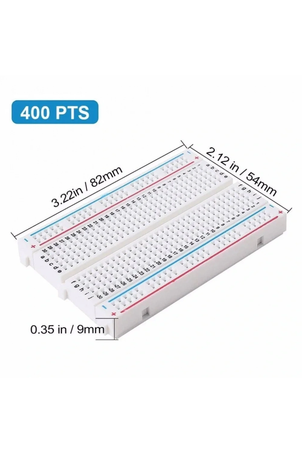 Orta Boy Breadboard 400 Pin - Hücre - Point