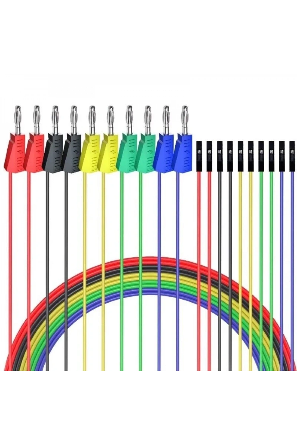 P1530 Dişi Jumper Kablo - 4mm Banana Dönüştürücü Kablo - 10 Adet