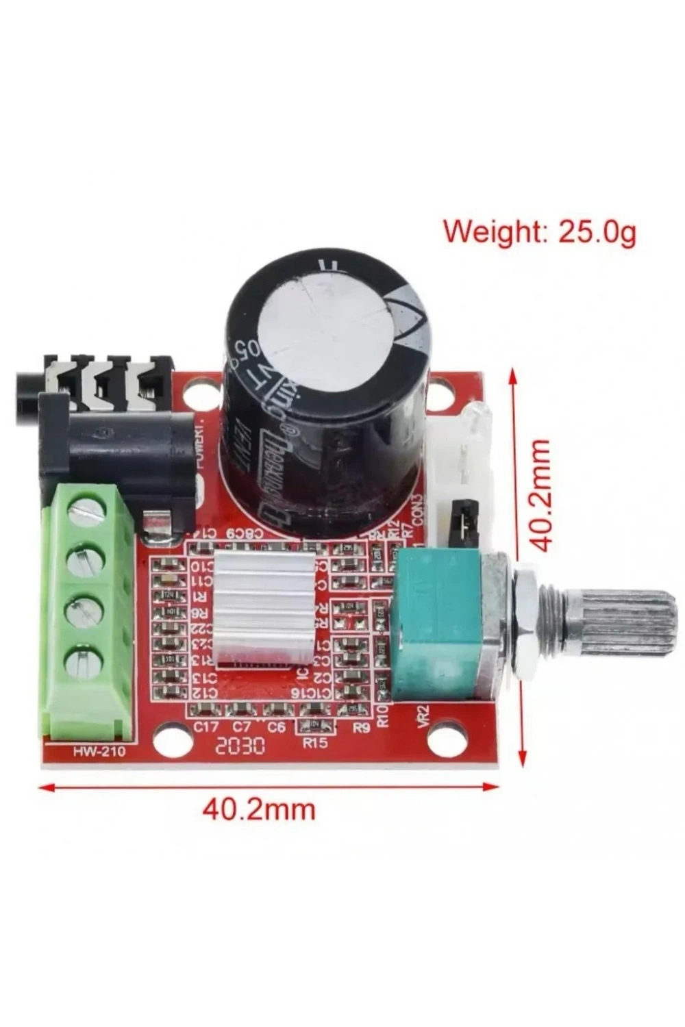PAM8610 2x15W D Sınıfı Stereo Amplifikatör Devresi Modülü
