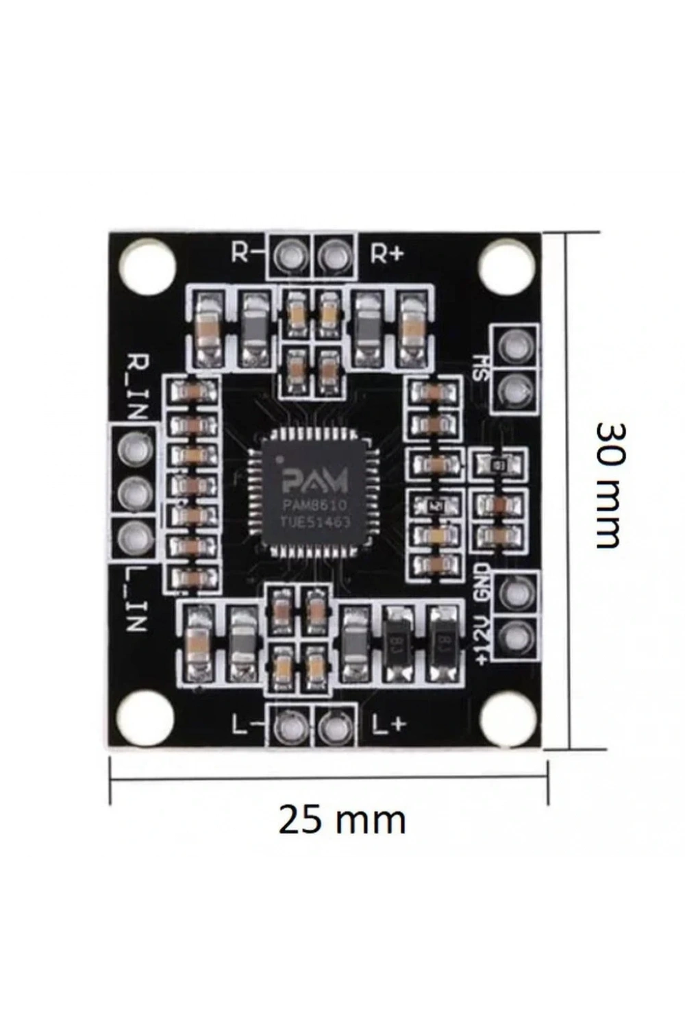 PAM8610 2x15W Stereo Ses Yükseltici Amfi Modülü