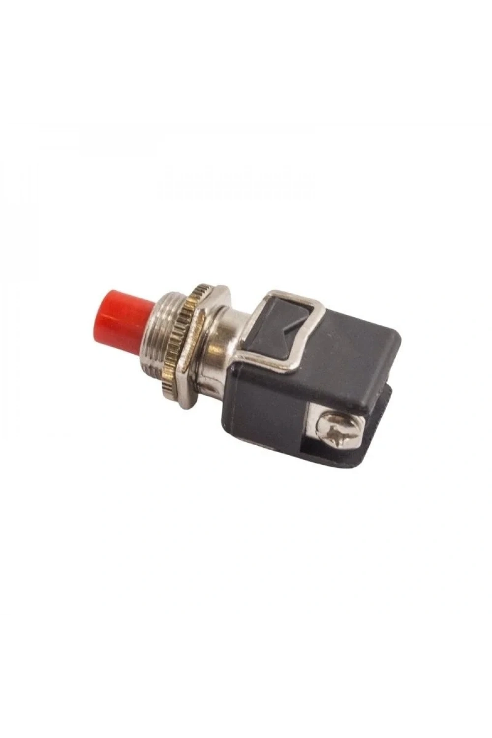 PBS-13B 12mm Yaylı Push Buton - Kırmızı