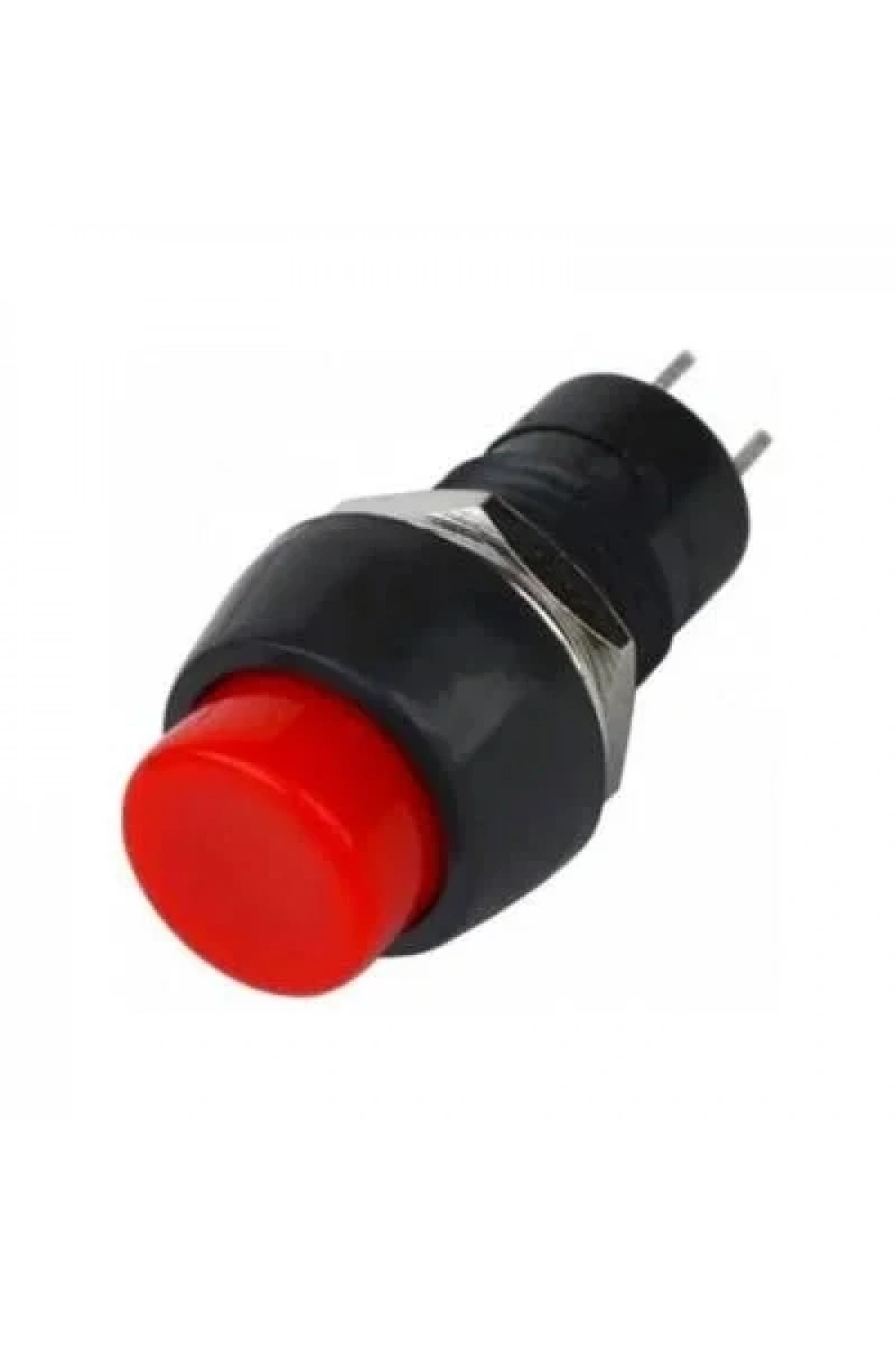 PBS-20B 12mm Yaylı Kısa Push Buton - Kırmızı