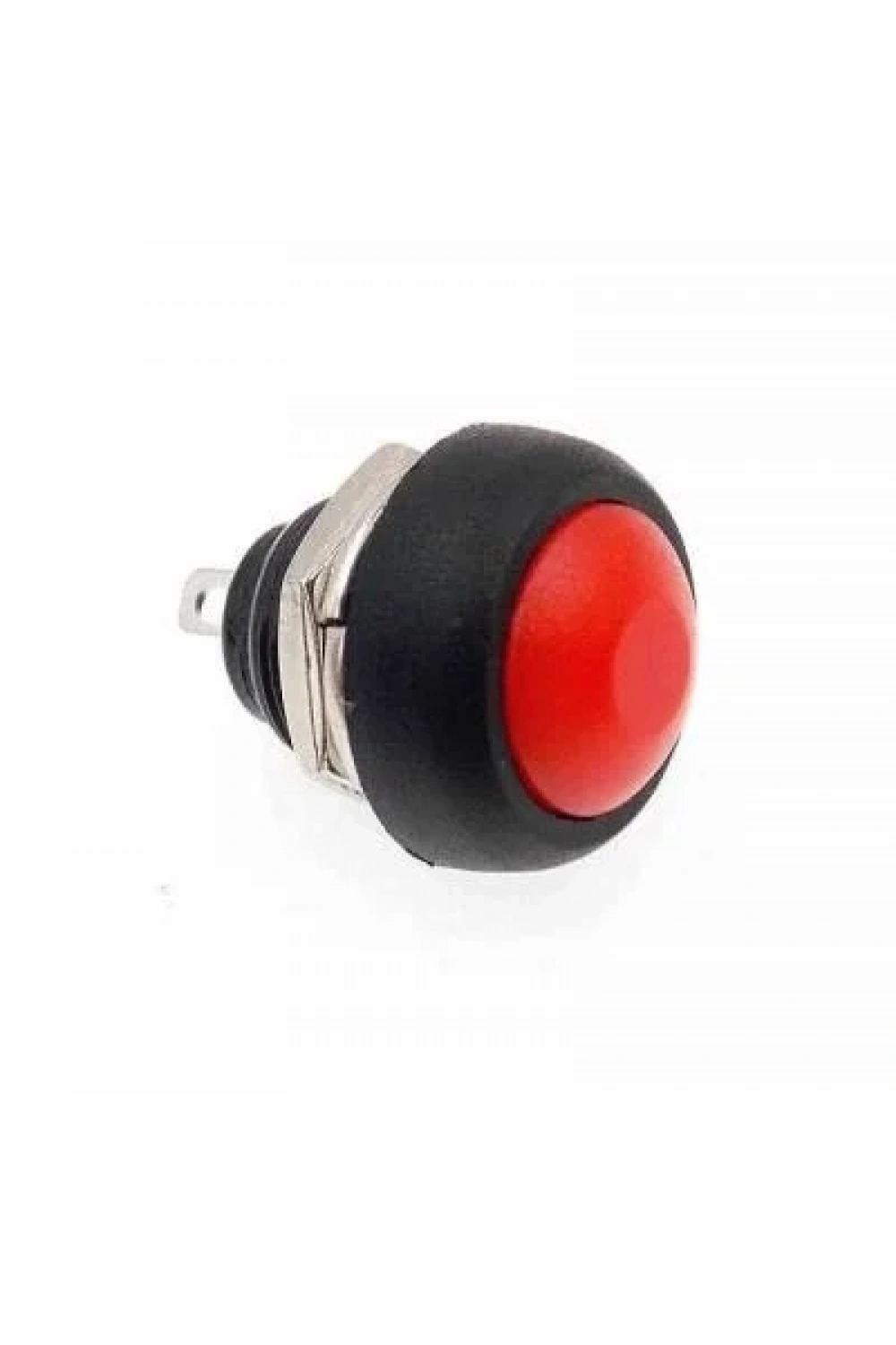 PBS-33B 12mm Push Buton - Kırmızı