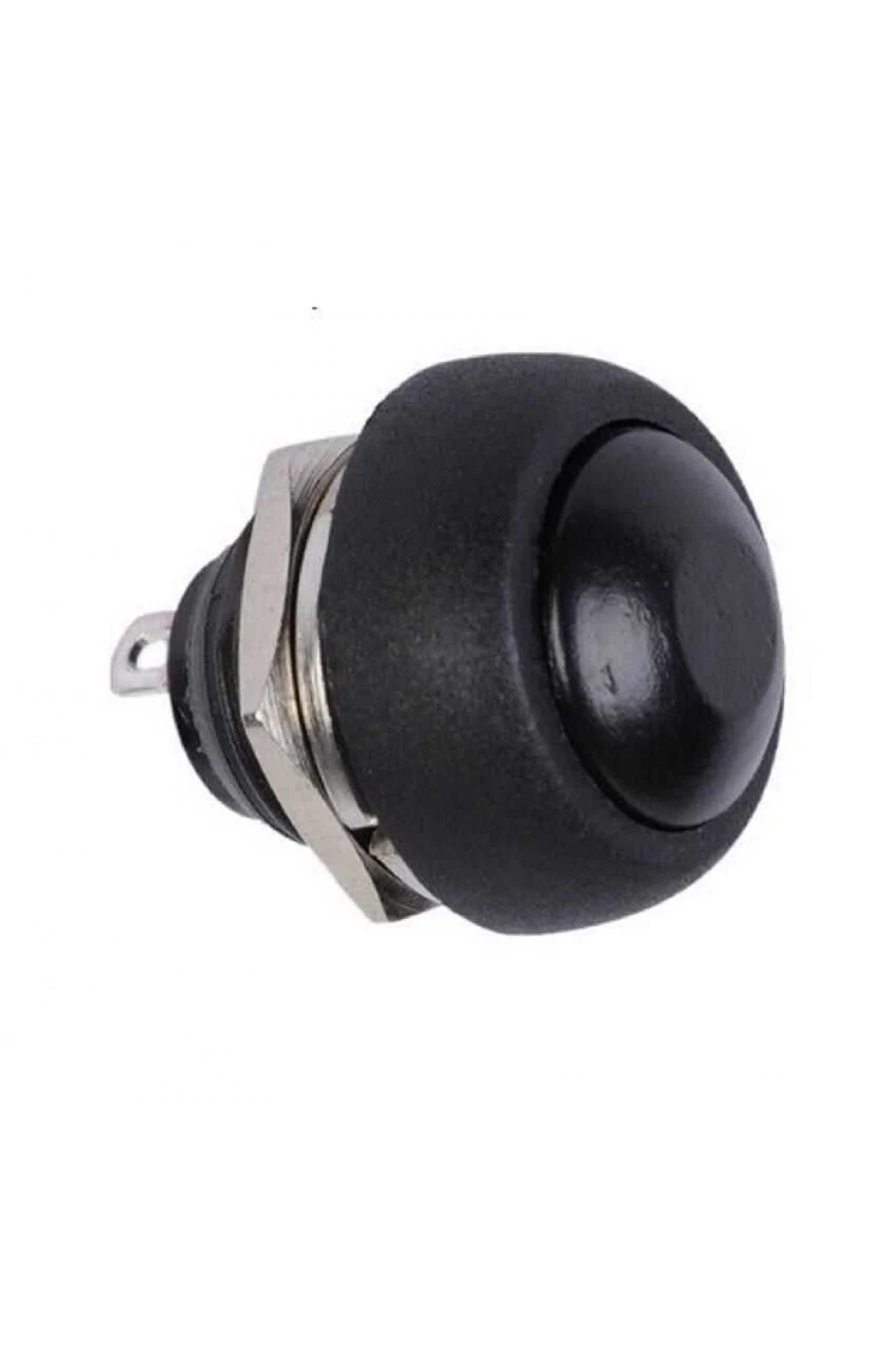 PBS-33B 12mm Push Buton - Siyah