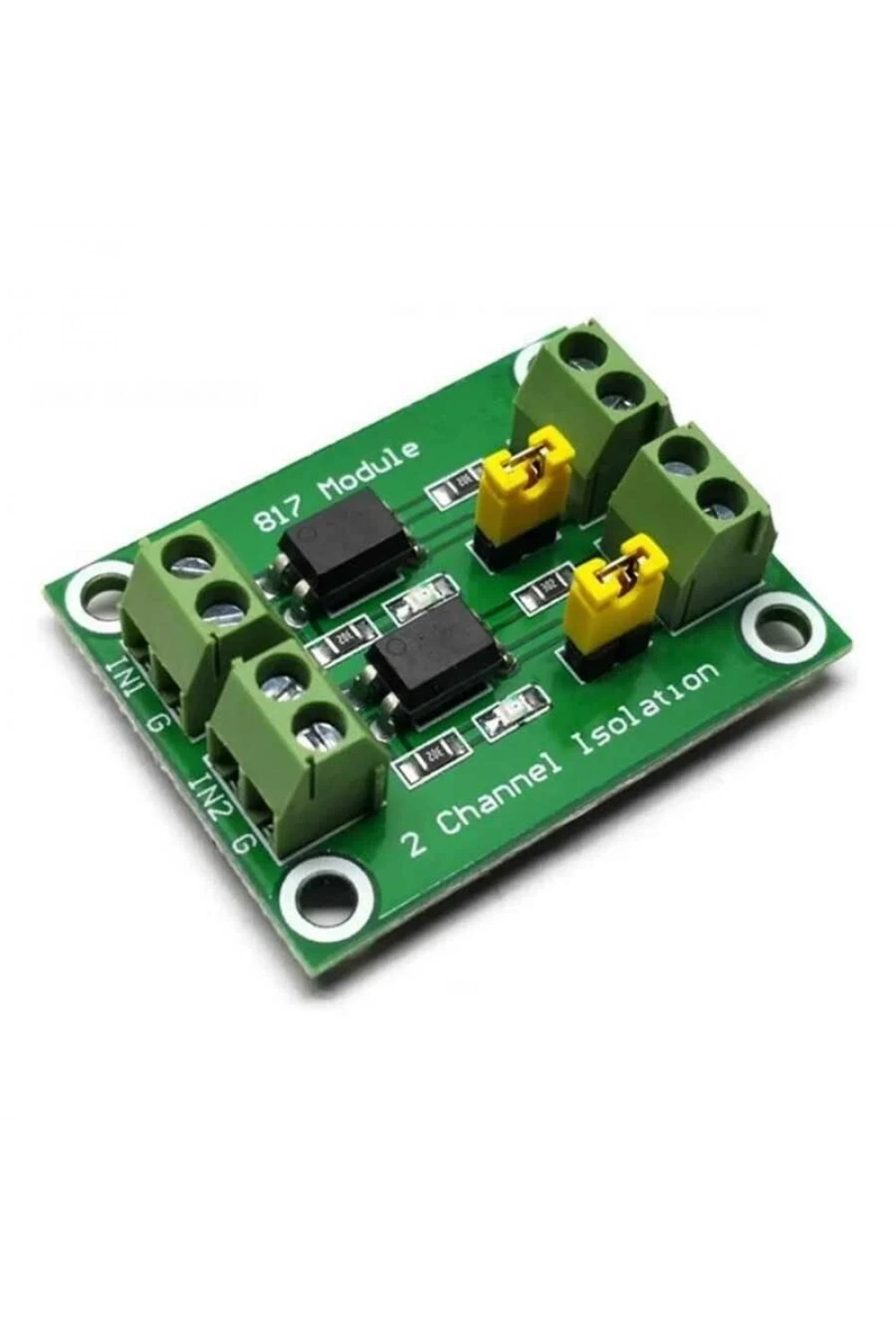 PC817 2 Kanal Optokuplör İzolasyon Modülü