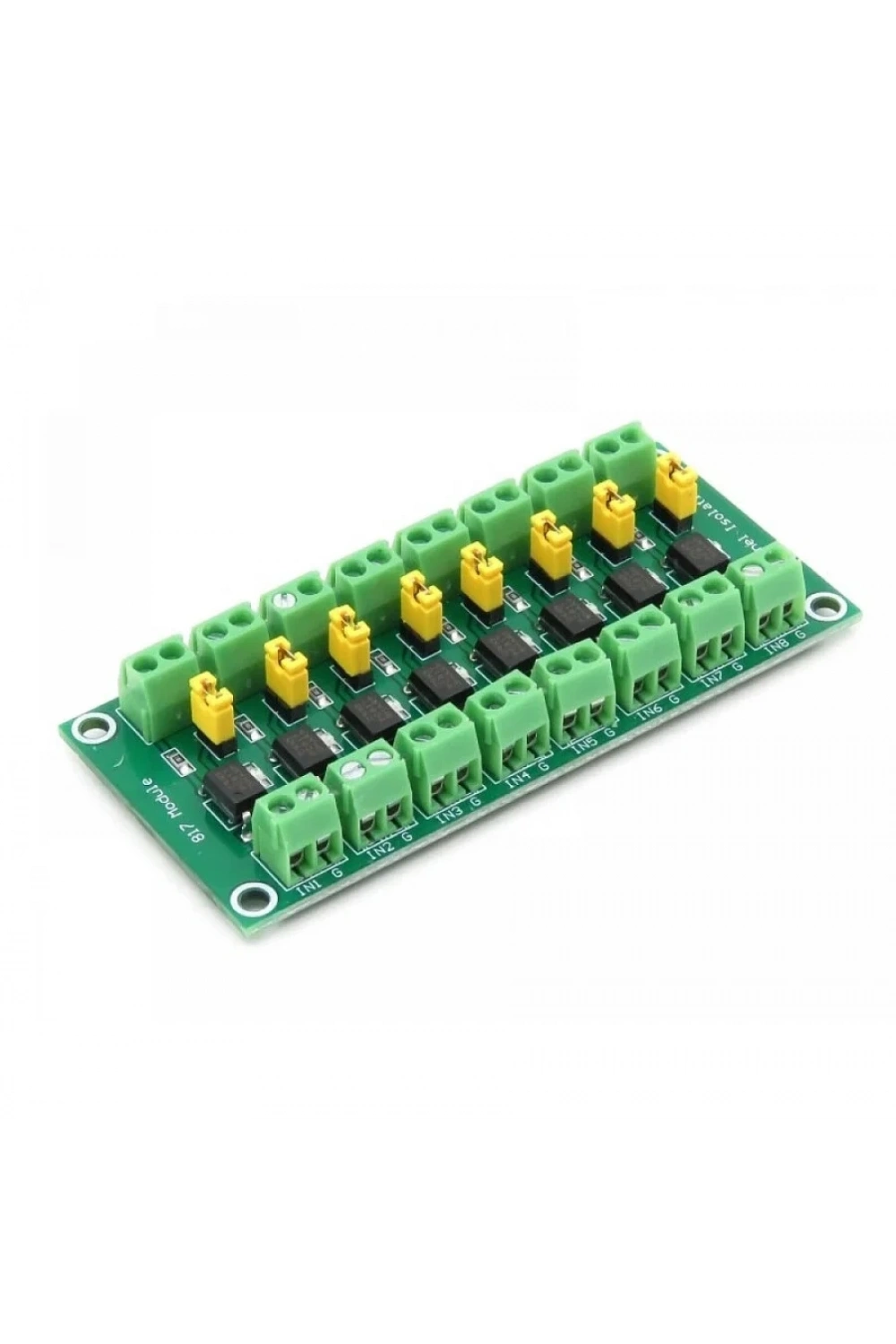 PC817 8 Kanal Optokuplör İzolasyon Modülü