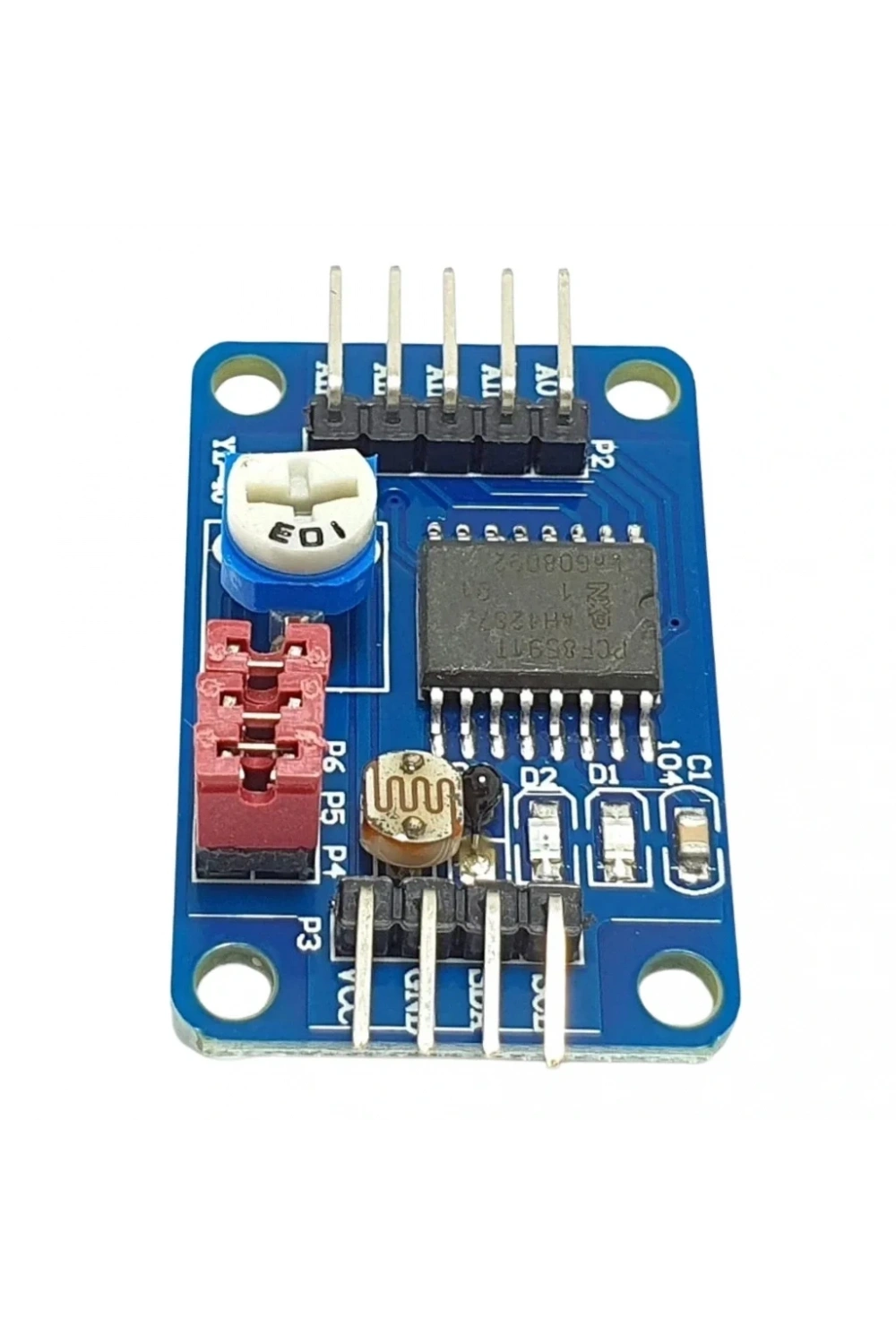 PCF8591 Analog-Dijital ve Dijital-Analog Dönüştürücü Modül