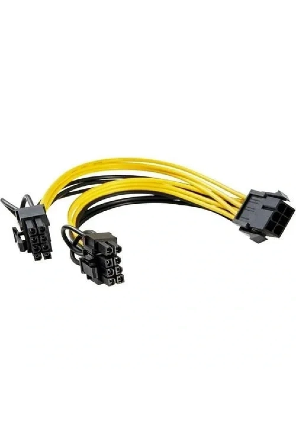 Pci-e 6 Pin Dişi To 2 X Pci-e 8 (6+2) Pin Erkek Gpu Güç Çoklayıcı Kablo