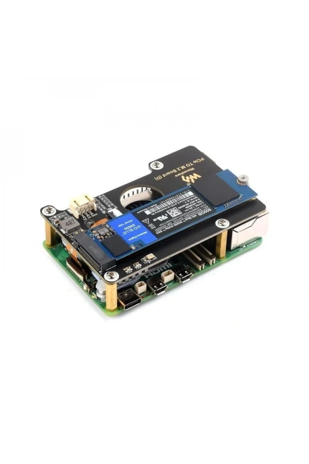 PCIe - M2 Adaptör Kartı (Raspberry Pi 5 Uyumlu)