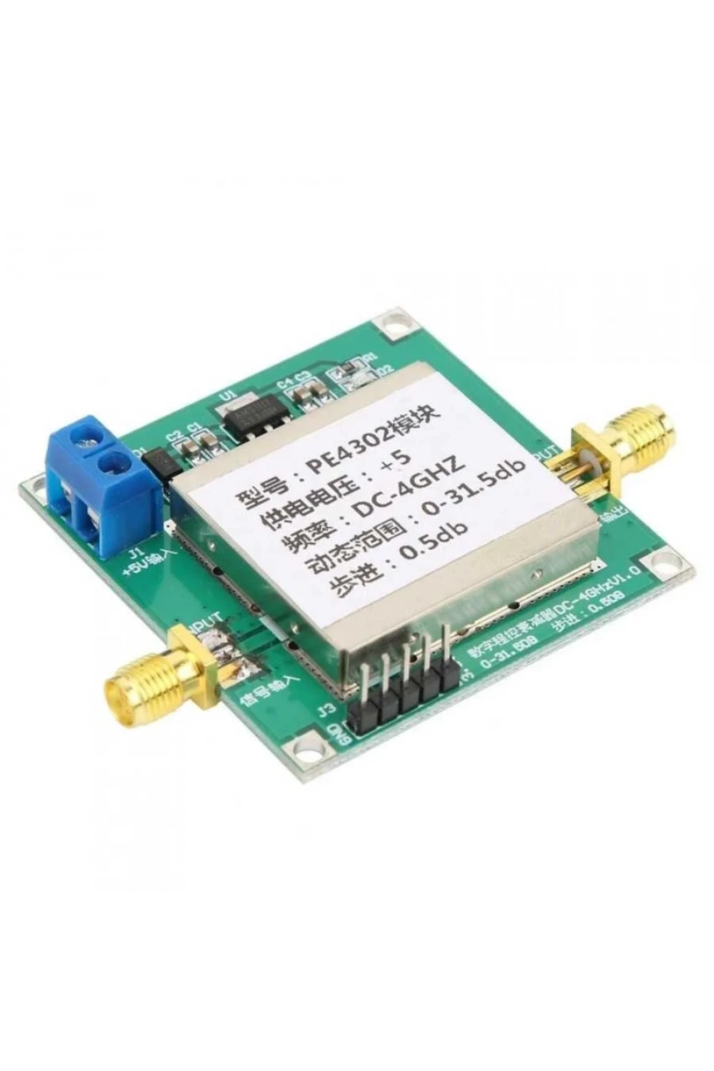PE4302 Dijital Programlanabilir Kademeli Zayıflatıcı Modülü DC 4GHZ 0-31.5DB