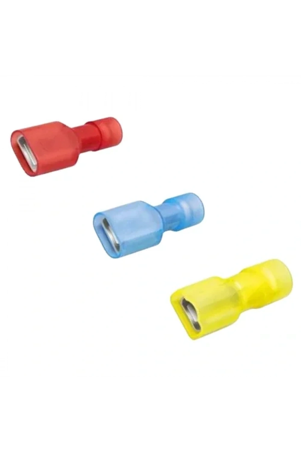 PFD - 5638 4.0-6.0mm2 Tam İzoleli Polyamid Dişi Faston Kablo Ucu Sarı - 100 Adet
