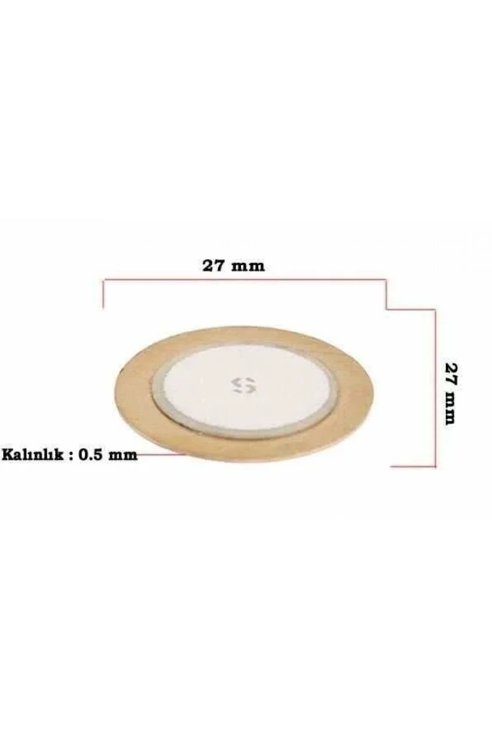 Piezo Disk Element- 27 mm Çap