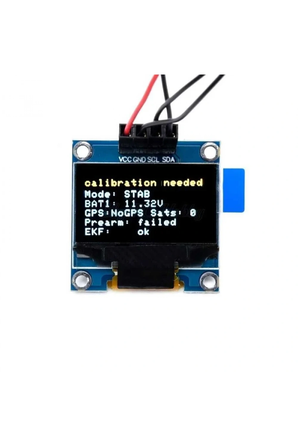 Pixhawk Uyumlu Oled Ekran 0.96 I2C 128x64