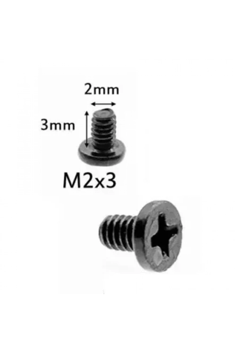 PM2 3mm Yıldız Baş Vida - 10 Adet