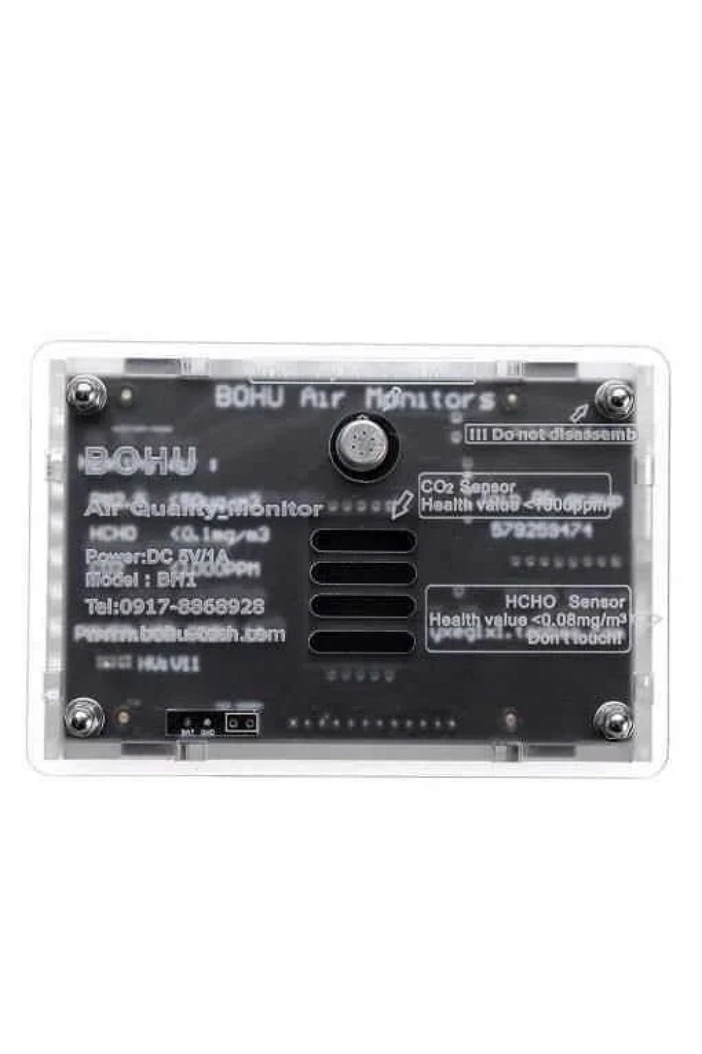 PM2.5 TVOC CO2 HCHO AQI Hava Kalitesi Monitörü - A1