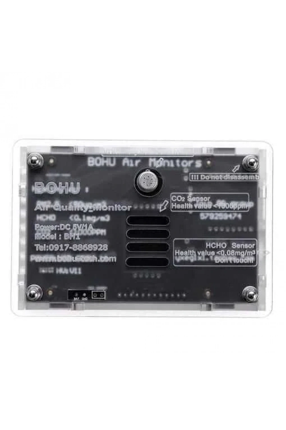 PM2.5 TVOC CO2 HCHO AQI Hava Kalitesi Monitörü - A3