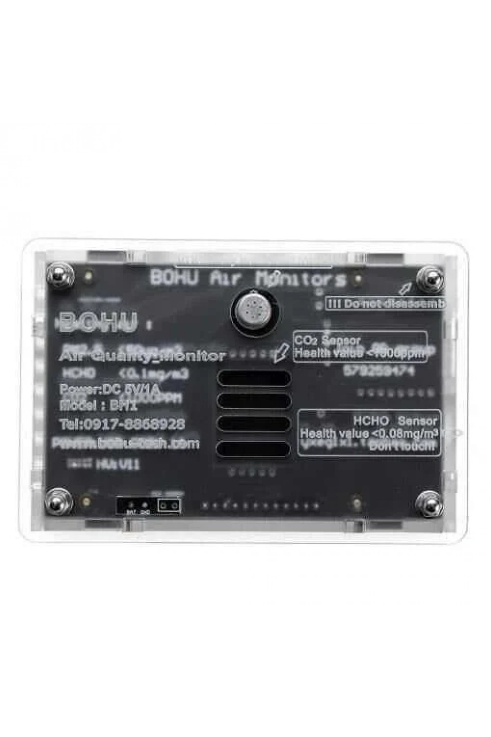 PM2.5 TVOC CO2 HCHO AQI Hava Kalitesi Monitörü - B2