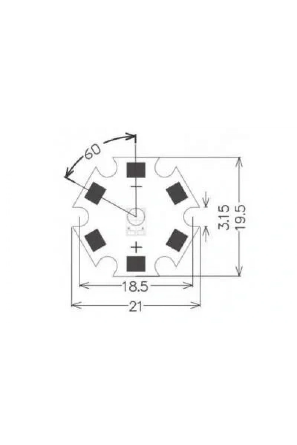 Power Led PCB Alüminyum