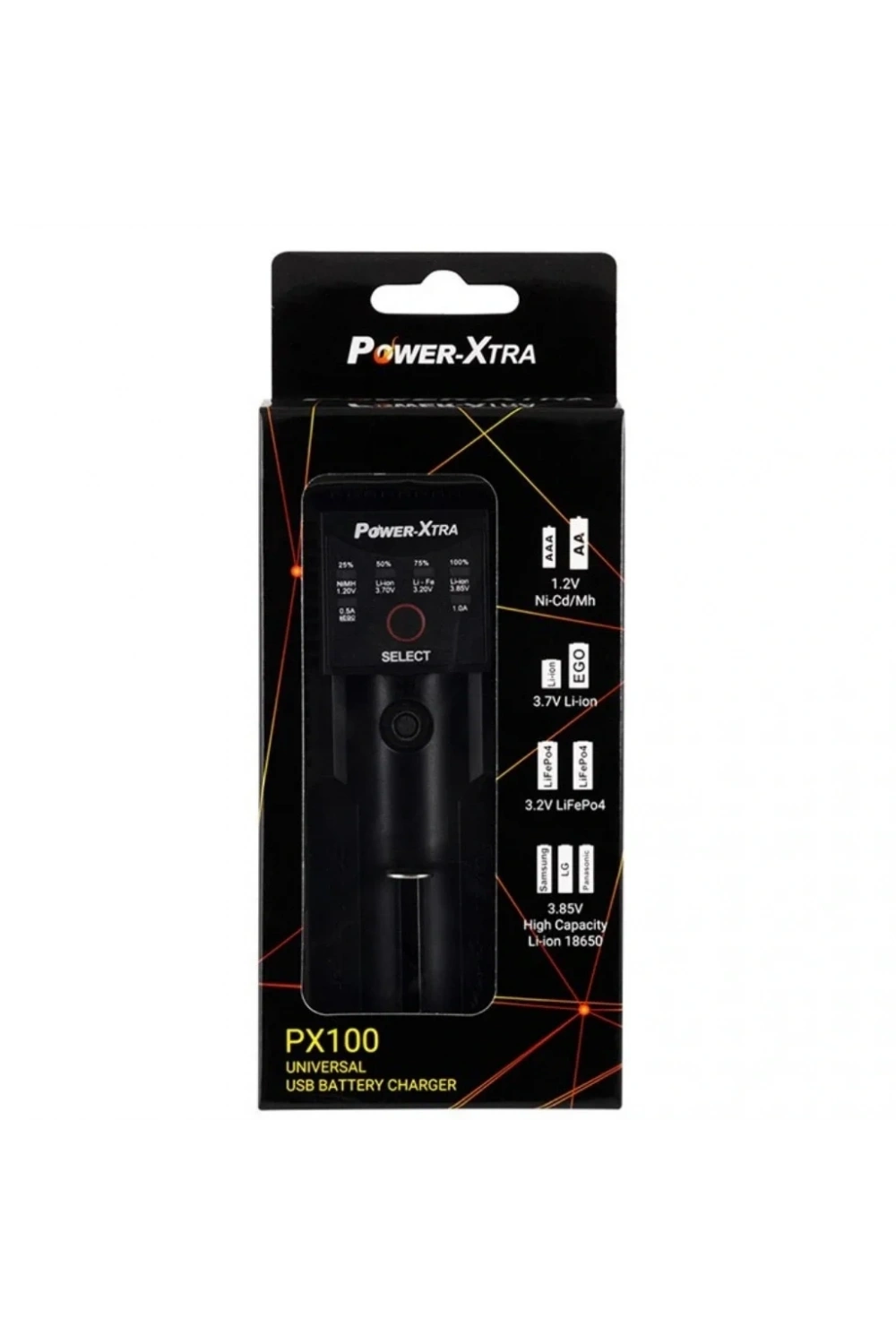 Power-Xtra PX100 18650 Şarj Cihazı
