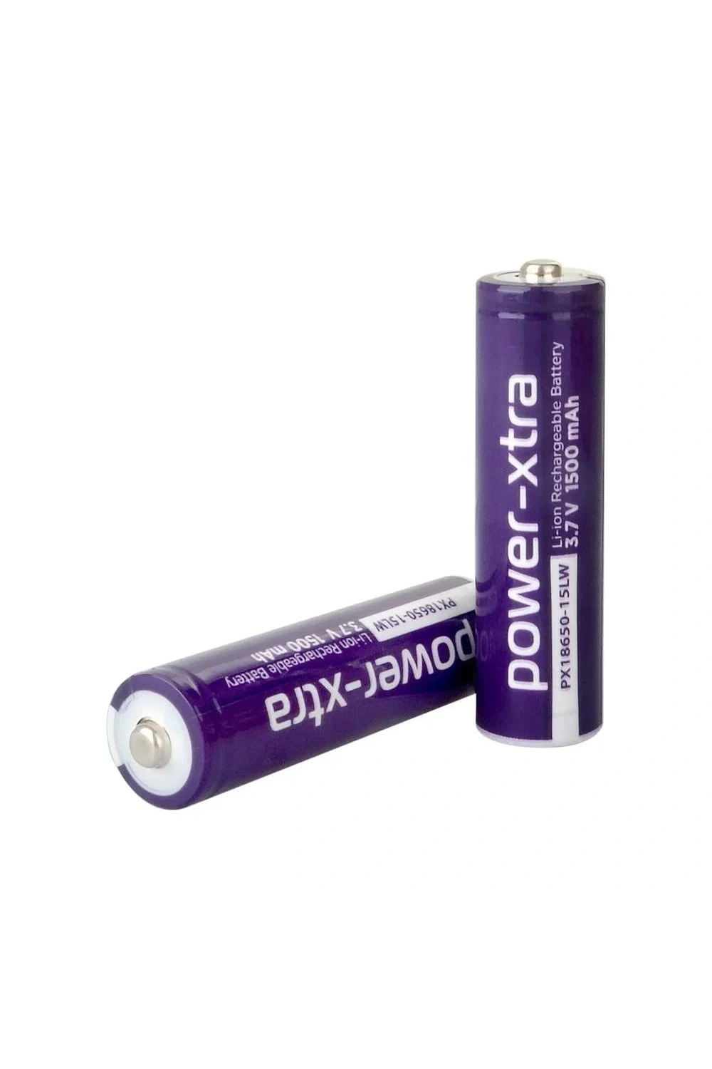 Power-Xtra PX18650-15LW - 3.7V 1500mAh Li-ion Şarjlı Pil (Başlı - 0.5C)