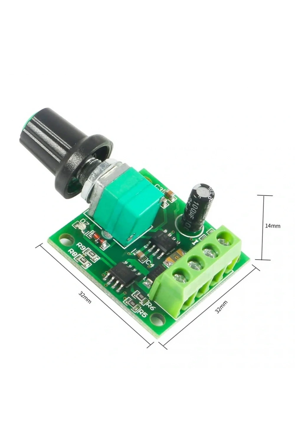 PWM DC Motor Hız Kontrol Devresi 1.8-12V 2A