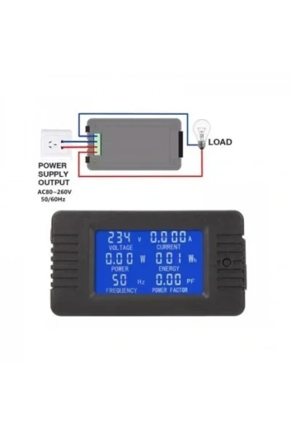 PZEM-018 5A AC Dijital Güç Monitörü