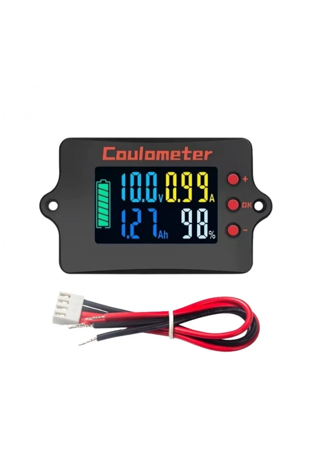 PZEM-037 8-120V 10A Voltmetre Ampermetre - Batarya Kapasite Yöneticisi