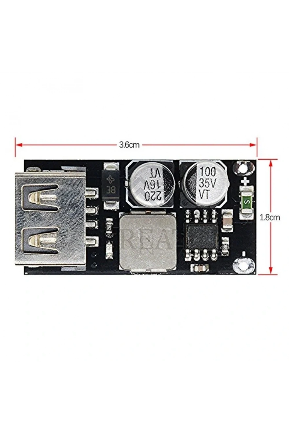 QC2 QC3 Hızlı Şarj Modülü Usb Soket Çıkışı 5V 3A