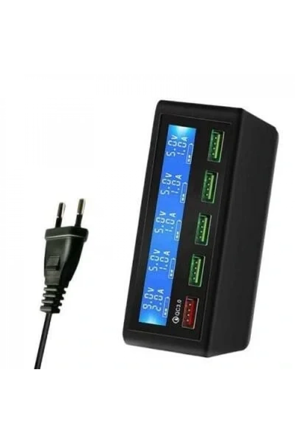 QC3.0 Çoklu USB Şarj Modülü - Dijital Ekranlı