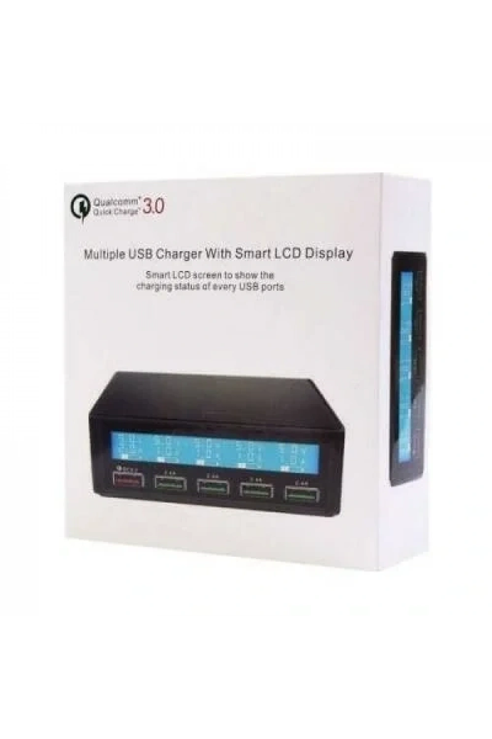 QC3.0 Çoklu USB Şarj Modülü - Dijital Ekranlı