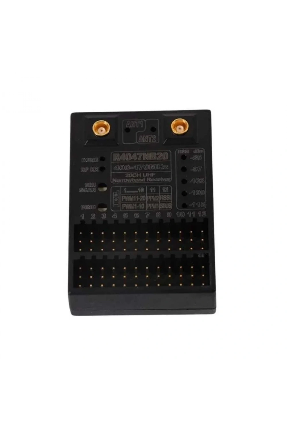 R4047NB20 20 Kanal 400-470 Mhz Uzun Mesafe Alıcı