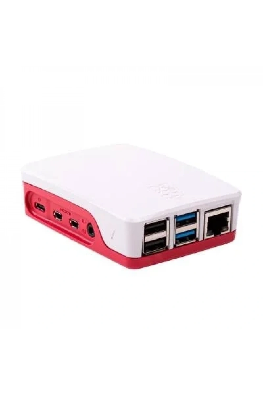 Raspberry Pi 4 Orijinal Muhafaza Kutusu - Beyaz Kırmızı