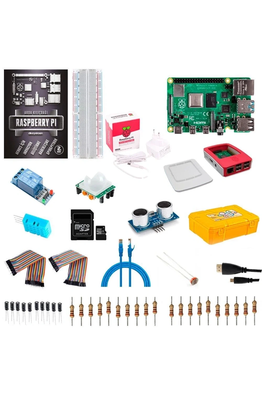 Raspberry Pi 4GB Geliştirme Seti