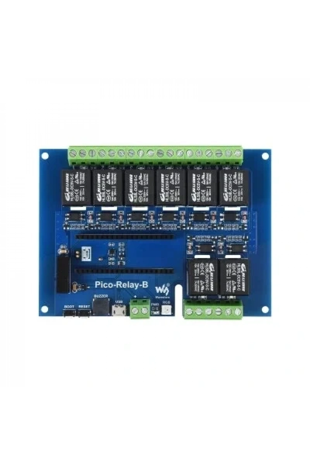 Raspberry Pi Pico Endüstriyel 8 Kanallı Röle Modülü