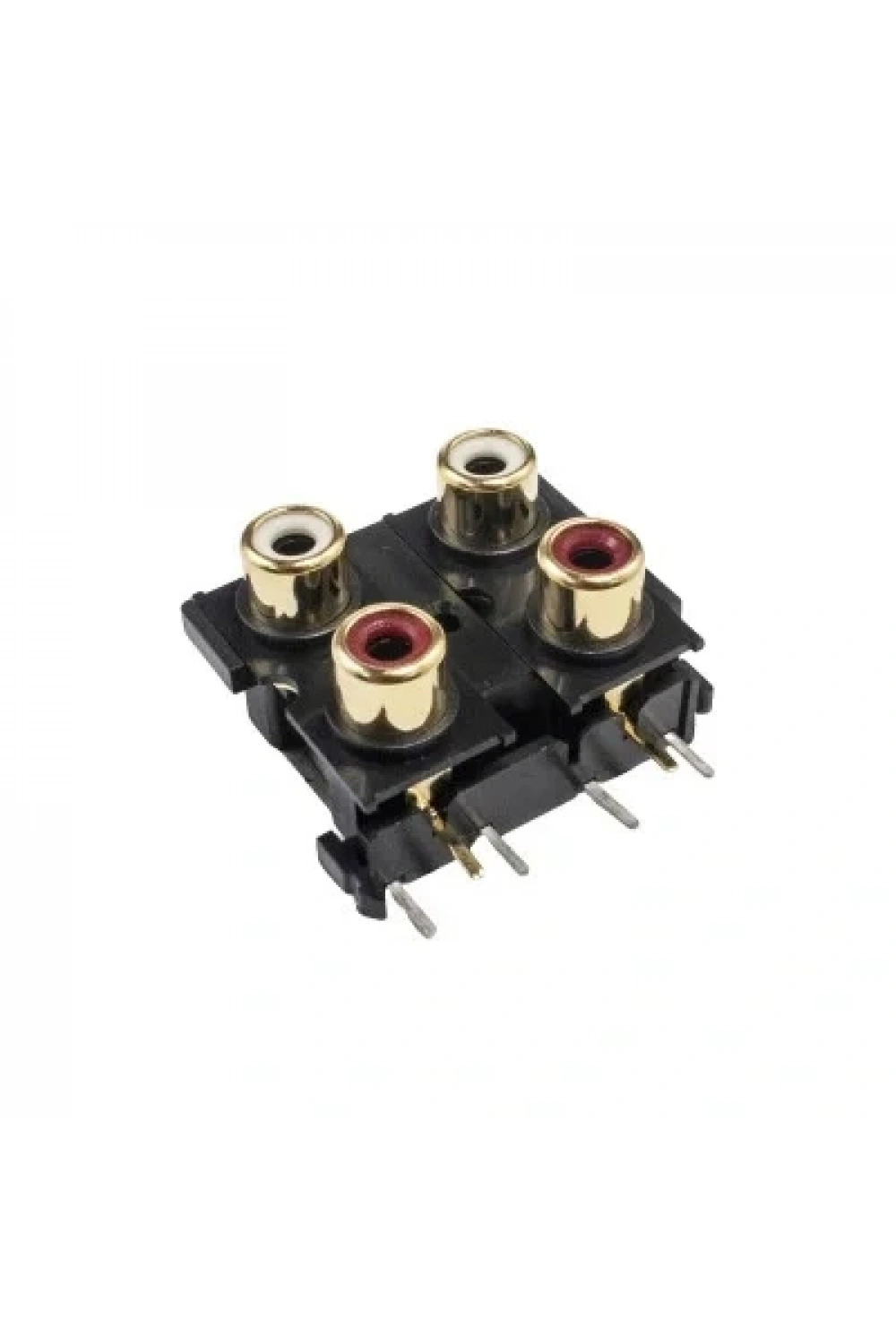 RC14 3.5mm İkili Stereo RCA Jack Dişi - PCB Tip
