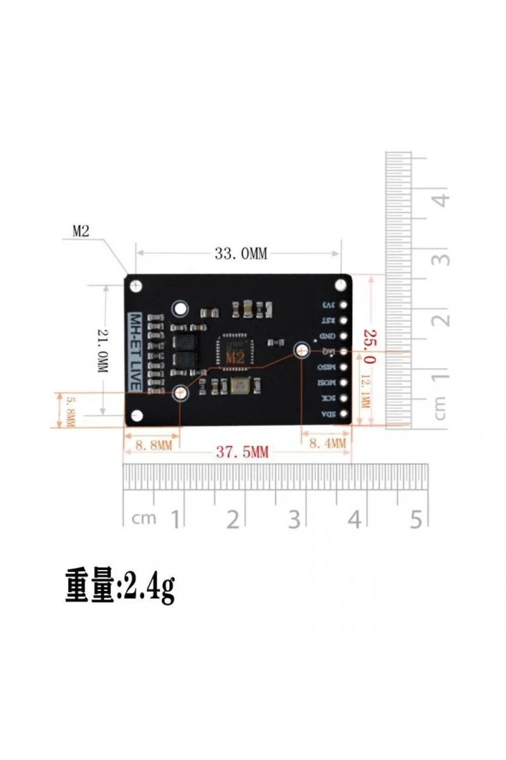 RC522 Rfid 13.56 MHz Mini Kart Okuyucu Modül