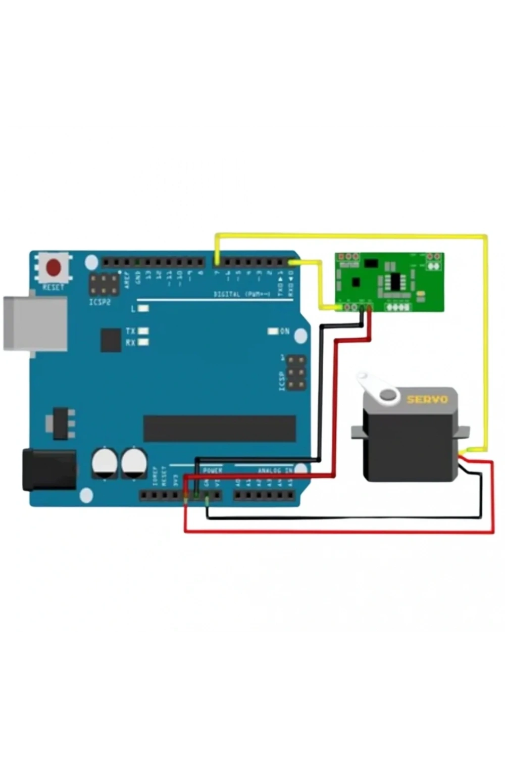 RDM6300 125KHz EM4100 RFID Kart ID Okuyucu Modülü