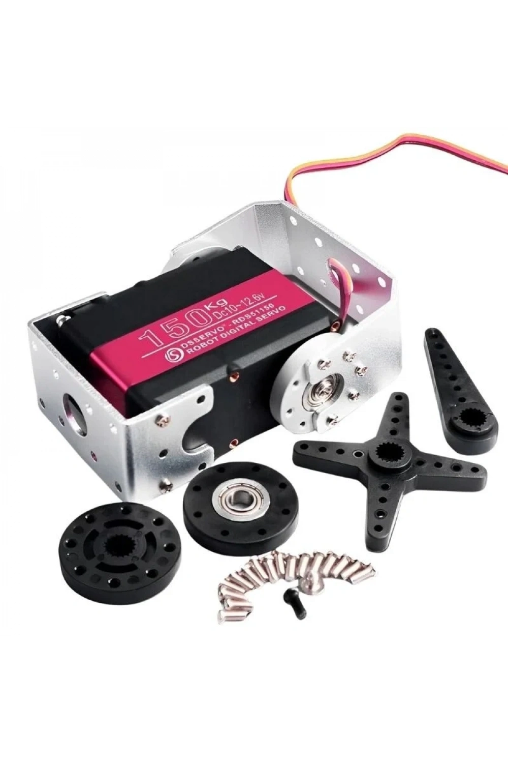 RDS51150 150KG Dijital Servo Motor 180° - U Servo Braket Dahil