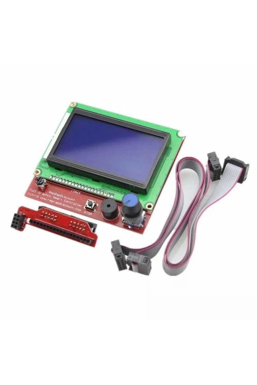 RepRap Ramps 1.4 Uyumlu 128x64 Grafik GLCD Ekran Kiti - Full Graphic Smart